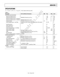 ADA4430-1YKSZ-R2 Datasheet Page 3