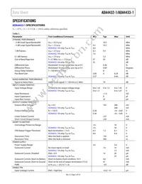 ADA4432-1WBRJZ-R2 Datasheet Page 3