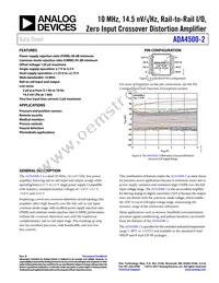 ADA4500-2ARMZ-RL Datasheet Cover