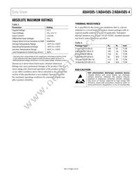 ADA4505-1ACBZ-RL Datasheet Page 5