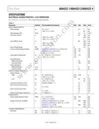 ADA4522-1ARZ-RL Datasheet Page 3