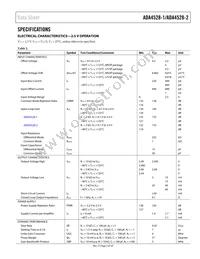 ADA4528-1ACPZ-R2 Datasheet Page 3