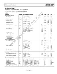 ADA4528-2TCPZ-EPR7 Datasheet Page 3
