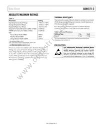 ADA4571-2WHRZ-RL Datasheet Page 5