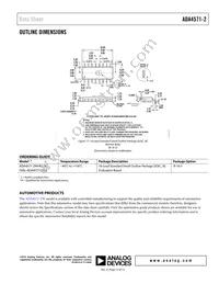 ADA4571-2WHRZ-RL Datasheet Page 13