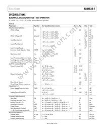 ADA4638-1ARZ-RL Datasheet Page 3