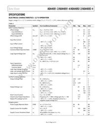 ADA4692-2ACPZ-RL Datasheet Page 3