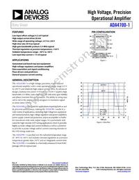 ADA4700-1ARDZ-RL Datasheet Cover