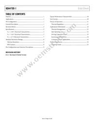 ADA4700-1ARDZ-RL Datasheet Page 2
