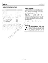 ADA4700-1ARDZ-RL Datasheet Page 8