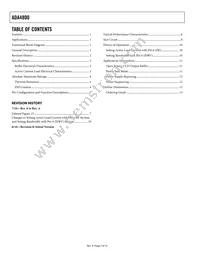 ADA4800ACPZ-RL Datasheet Page 2