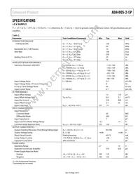 ADA4805-2TRMZ-EPR7 Datasheet Page 3