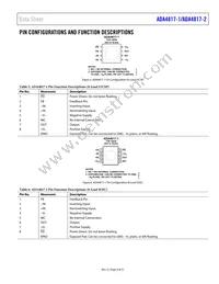 ADA4817-2ACPZ-R2 Datasheet Page 9