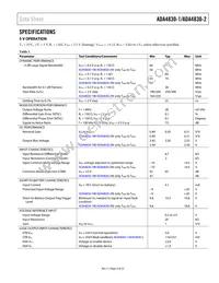 ADA4830-1BCPZ-R2 Datasheet Page 3
