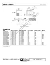 ADA4841-2YCPZ-R2 Datasheet Page 20