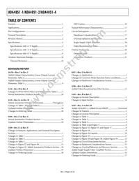 ADA4851-1YRJZ-RL Datasheet Page 2