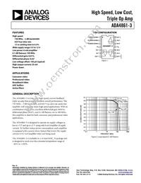ADA4861-3YRZ-RL Datasheet Cover