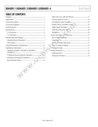 ADA4891-4ARZ-RL Datasheet Page 2