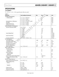 ADA4896-2ARMZ-RL Datasheet Page 3