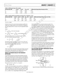 ADA4927-2YCPZ-R2 Datasheet Page 19