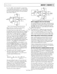 ADA4927-2YCPZ-R2 Datasheet Page 21