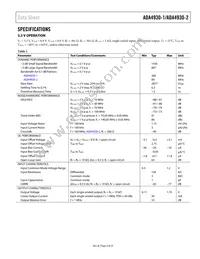 ADA4930-1SCPZ-EPRL Datasheet Page 3