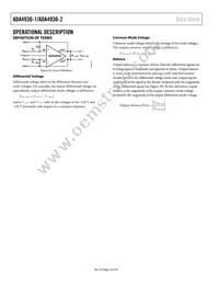 ADA4930-1SCPZ-EPRL Datasheet Page 16