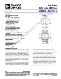 ADA4932-2YCPZ-RL Datasheet Cover