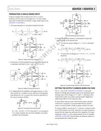 ADA4938-2ACPZ-R2 Datasheet Page 21