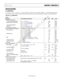 ADA4939-2YCPZ-R2 Datasheet Page 3