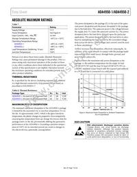 ADA4950-2YCPZ-R2 Datasheet Page 7