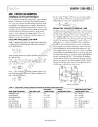 ADA4950-2YCPZ-R2 Datasheet Page 19