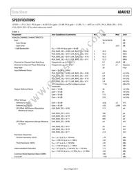 ADA8282WBCPZ-R7 Datasheet Page 3