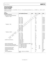 ADAR7251WBCSZ-RL Datasheet Page 5