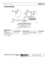 ADAS3022SCPZ-EP Datasheet Page 21