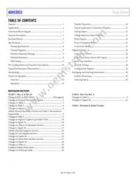 ADAS3023BCPZ-RL7 Datasheet Page 2