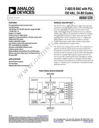 ADAU1328BSTZ-RL Datasheet Cover