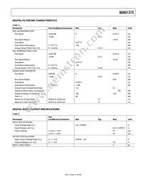 ADAU1373BCBZ-RL Datasheet Page 17