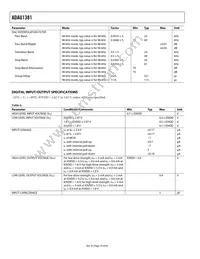 ADAU1381BCPZ-RL7 Datasheet Page 10