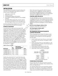 ADAU1401YSTZ Datasheet Page 18