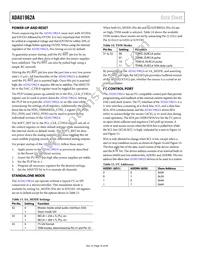 ADAU1962AWBSTZ-RL Datasheet Page 16