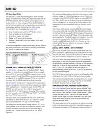 ADAU1962WBSTZ Datasheet Page 20