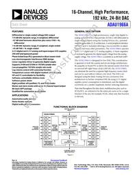 ADAU1966AWBSTZ-RL Datasheet Cover