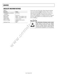 ADAV803ASTZ-REEL Datasheet Page 8