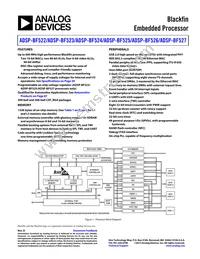 ADBF525WBBCZ402 Datasheet Cover
