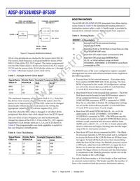 ADBF539WBBCZ4F805 Datasheet Page 16