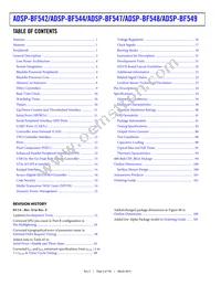 ADBF549WBBCZ5M03 Datasheet Page 2