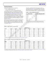 ADBF592WYCPZ402 Datasheet Page 19