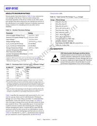 ADBF592WYCPZ402 Datasheet Page 20