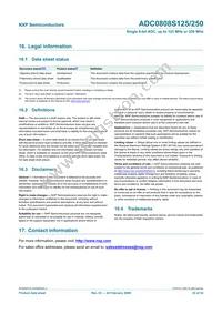 ADC0808S250HW/C1:1 Datasheet Page 22